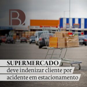 Acidente em Estacionamento de supermercado