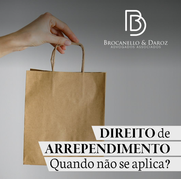 Direito de arrependimento quando não se aplica?